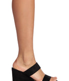 It Takes Two Band Wedge Heels
