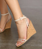 Just My Type Clear Cork Wedges are chic ladies' shoes to complete your best 2023 outfits. They come in a variety of trendy women's shoe styles like platforms and dressy low-heels, & are available in wide widths for better comfort.