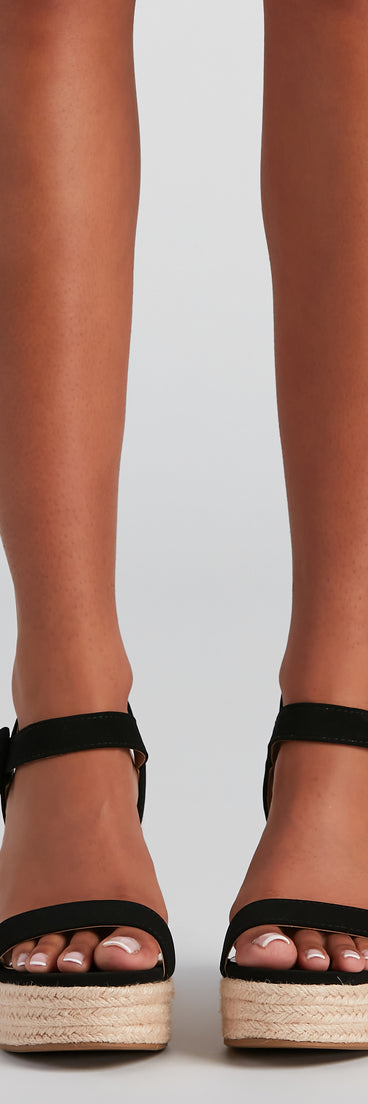 Say High Nubuck Espadrille Wedges are chic ladies' shoes to complete your best 2023 outfits. They come in a variety of trendy women's shoe styles like platforms and dressy low-heels, & are available in wide widths for better comfort.