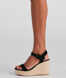 Say High Nubuck Espadrille Wedges are chic ladies' shoes to complete your best 2023 outfits. They come in a variety of trendy women's shoe styles like platforms and dressy low-heels, & are available in wide widths for better comfort.