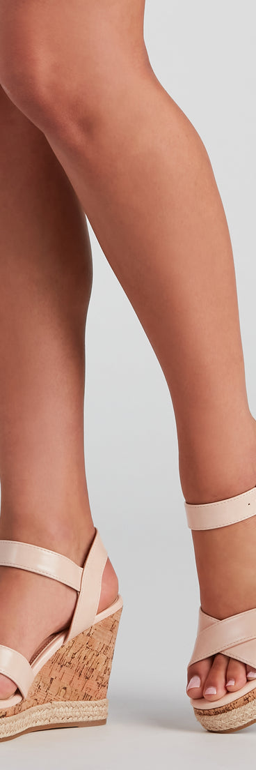 Gone On Vacay Espadrille Cork Wedges are chic ladies' shoes to complete your best 2023 outfits. They come in a variety of trendy women's shoe styles like platforms and dressy low-heels, & are available in wide widths for better comfort.