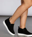 Go The Mile Wedge Sneakers are chic ladies' shoes to complete your best 2023 outfits. They come in a variety of trendy women's shoe styles like platforms and dressy low-heels, & are available in wide widths for better comfort.