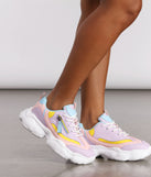 Pastel With Zipper Chunky Sneakers are chic ladies' shoes to complete your best 2023 outfits. They come in a variety of trendy women's shoe styles like platforms and dressy low-heels, & are available in wide widths for better comfort.