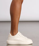 Basic Lace-Up Platform Sneakers are chic ladies' shoes to complete your best 2023 outfits. They come in a variety of trendy women's shoe styles like platforms and dressy low-heels, & are available in wide widths for better comfort.