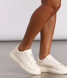 Basic Lace-Up Platform Sneakers are chic ladies' shoes to complete your best 2023 outfits. They come in a variety of trendy women's shoe styles like platforms and dressy low-heels, & are available in wide widths for better comfort.