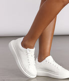 Basic Lace-Up Platform Sneakers are chic ladies' shoes to complete your best 2023 outfits. They come in a variety of trendy women's shoe styles like platforms and dressy low-heels, & are available in wide widths for better comfort.