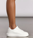 Basic Lace-Up Platform Sneakers are chic ladies' shoes to complete your best 2023 outfits. They come in a variety of trendy women's shoe styles like platforms and dressy low-heels, & are available in wide widths for better comfort.