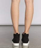 Faux Suede High Top Zipped Sneakers are chic ladies' shoes to complete your best 2023 outfits. They come in a variety of trendy women's shoe styles like platforms and dressy low-heels, & are available in wide widths for better comfort.