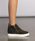 At Ease High Top Zippered Sneakers are chic ladies' shoes to complete your best 2023 outfits. They come in a variety of trendy women's shoe styles like platforms and dressy low-heels, & are available in wide widths for better comfort.