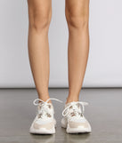 Game On Bungee Lace Chunky Sneakers are chic ladies' shoes to complete your best 2023 outfits. They come in a variety of trendy women's shoe styles like platforms and dressy low-heels, & are available in wide widths for better comfort.