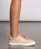 Such A Chic Vibe Faux Leather Sneakers are chic ladies' shoes to complete your best 2023 outfits. They come in a variety of trendy women's shoe styles like platforms and dressy low-heels, & are available in wide widths for better comfort.