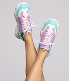 Level Up Colorful Chunky Sneakers are chic ladies' shoes to complete your best 2023 outfits. They come in a variety of trendy women's shoe styles like platforms and dressy low-heels, & are available in wide widths for better comfort.