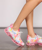 Keep It Trendy Tie Dye Sneakers are chic ladies' shoes to complete your best 2023 outfits. They come in a variety of trendy women's shoe styles like platforms and dressy low-heels, & are available in wide widths for better comfort.