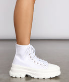 Casual Vibes High Top Sneakers are chic ladies' shoes to complete your best 2023 outfits. They come in a variety of trendy women's shoe styles like platforms and dressy low-heels, & are available in wide widths for better comfort.