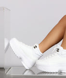 Too Fab Faux Leather Platform Sneakers are chic ladies' shoes to complete your best 2023 outfits. They come in a variety of trendy women's shoe styles like platforms and dressy low-heels, & are available in wide widths for better comfort.