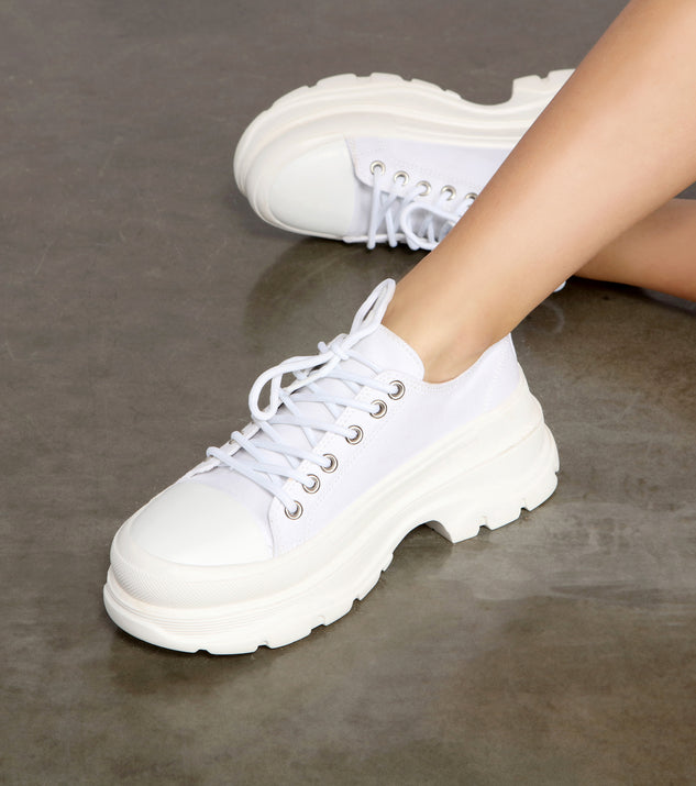 The Classic Lace Up Chunky Sneakers Windsor