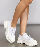 The Classic Lace-Up Chunky Sneakers are chic ladies' shoes to complete your best 2023 outfits. They come in a variety of trendy women's shoe styles like platforms and dressy low-heels, & are available in wide widths for better comfort.