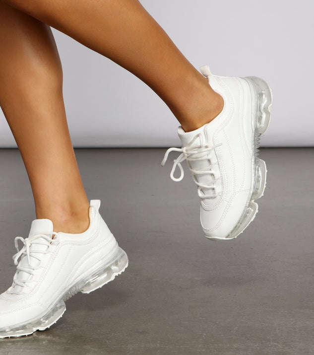 Casual Vibes Faux Leather Jelly Sneakers are chic ladies' shoes to complete your best 2023 outfits. They come in a variety of trendy women's shoe styles like platforms and dressy low-heels, & are available in wide widths for better comfort.