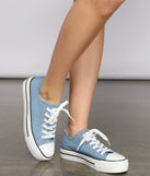 Classic Denim Low-Top Sneakers are chic ladies' shoes to complete your best 2023 outfits. They come in a variety of trendy women's shoe styles like platforms and dressy low-heels, & are available in wide widths for better comfort.