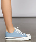 Classic Denim Low-Top Sneakers are chic ladies' shoes to complete your best 2023 outfits. They come in a variety of trendy women's shoe styles like platforms and dressy low-heels, & are available in wide widths for better comfort.