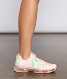 Keepin' Knit Retro Tie Dye Sneakers is a trendy pick to create 2023 concert outfits, festival dresses, outfits for raves, or to complete your best party outfits or clubwear!