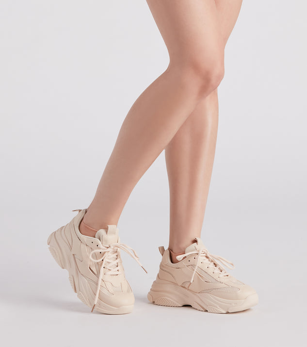 Off Duty Chunky Platform Sneakers is a trendy pick to create 2023 concert outfits, festival dresses, outfits for raves, or to complete your best party outfits or clubwear!