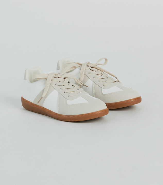 Casual Stand Out Faux Leather Suede Sneakers Windsor Australia