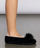 Pom Pom Sock Slipper