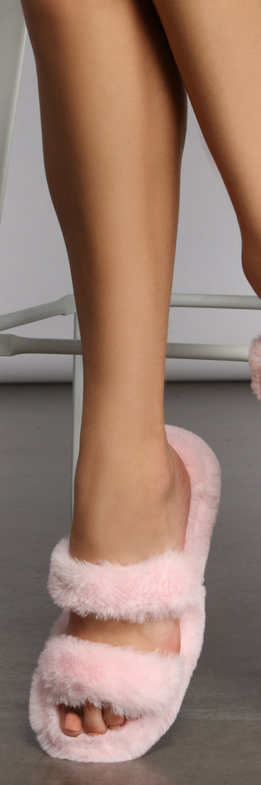 Fashionable Fuzzy Banded Slippers are chic ladies' shoes to complete your best 2023 outfits. They come in a variety of trendy women's shoe styles like platforms and dressy low-heels, & are available in wide widths for better comfort.