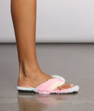 Pastel Fuzzy Thong Strap Slippers are chic ladies' shoes to complete your best 2023 outfits. They come in a variety of trendy women's shoe styles like platforms and dressy low-heels, & are available in wide widths for better comfort.