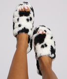 Get Spotted Faux Fur Slippers are chic ladies' shoes to complete your best 2023 outfits. They come in a variety of trendy women's shoe styles like platforms and dressy low-heels, & are available in wide widths for better comfort.