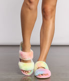 So Fab Banded Fuzzy Slippers are chic ladies' shoes to complete your best 2023 outfits. They come in a variety of trendy women's shoe styles like platforms and dressy low-heels, & are available in wide widths for better comfort.