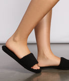 Cozy Comfort Sherpa Slides are chic ladies' shoes to complete your best 2023 outfits. They come in a variety of trendy women's shoe styles like platforms and dressy low-heels, & are available in wide widths for better comfort.
