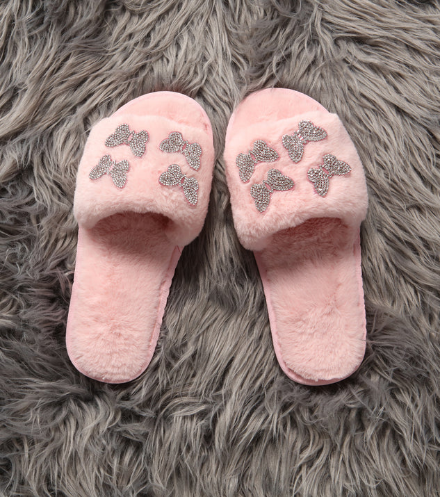 Faux Fur Embroidered Butterfly Slippers are chic ladies' shoes to complete your best 2023 outfits. They come in a variety of trendy women's shoe styles like platforms and dressy low-heels, & are available in wide widths for better comfort.