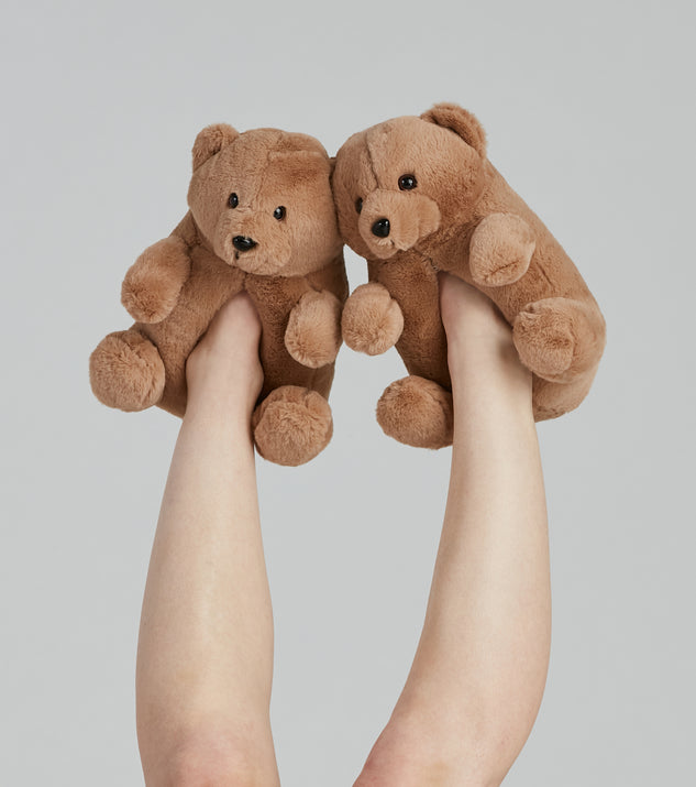 Adorable Teddy Bear Plush Slippers are chic ladies' shoes to complete your best 2023 outfits. They come in a variety of trendy women's shoe styles like platforms and dressy low-heels, & are available in wide widths for better comfort.