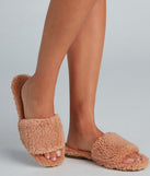 Lazy Day Faux Sherpa Sandals are chic ladies' shoes to complete your best 2023 outfits. They come in a variety of trendy women's shoe styles like platforms and dressy low-heels, & are available in wide widths for better comfort.