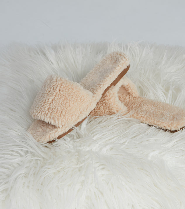Sweet Dreams Faux Sherpa Sandals are chic ladies' shoes to complete your best 2023 outfits. They come in a variety of trendy women's shoe styles like platforms and dressy low-heels, & are available in wide widths for better comfort.
