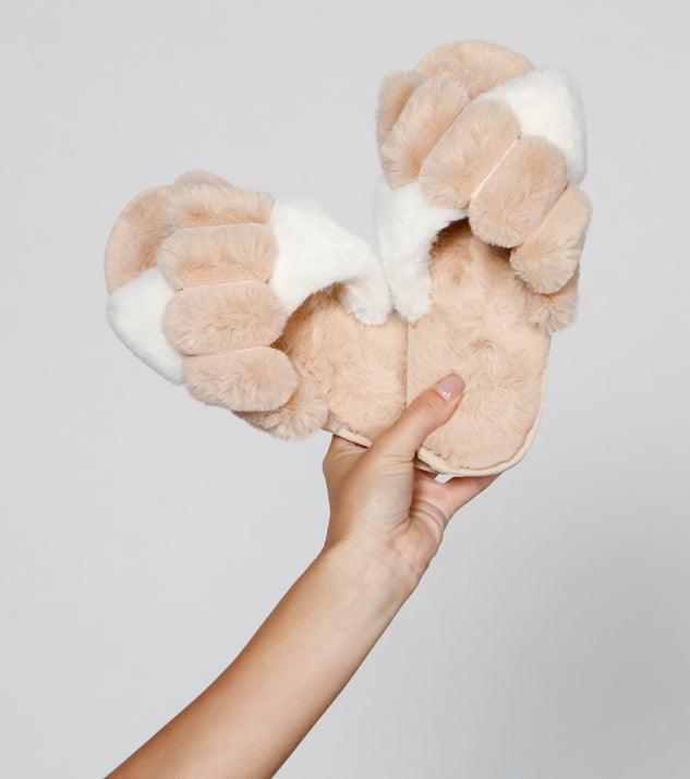 Trendy Faux Fur Criss-Cross Slippers are chic ladies' shoes to complete your best 2023 outfits. They come in a variety of trendy women's shoe styles like platforms and dressy low-heels, & are available in wide widths for better comfort.