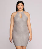 Plus Stunning In Silver Formal Dress provides gorgeous formal dress style to feel beautiful for Homecoming 2023, Bridesmaids, Wedding Guests, Winter Formal Dance, Military Balls, and Prom.
