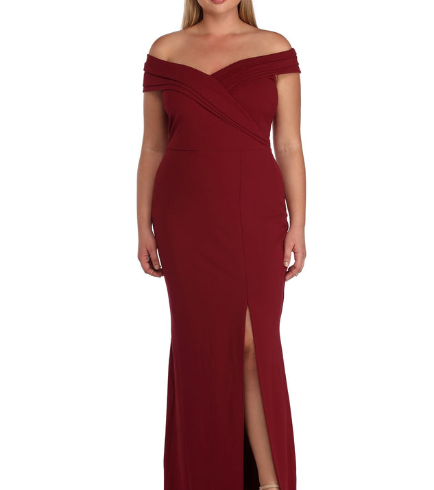 dianna evening wrap dress Plus Dianna Evening Wrap Dress