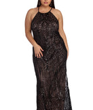 Plus Teresa Formal Sequin Dress provides gorgeous formal dress style to feel beautiful for Homecoming 2023, Bridesmaids, Wedding Guests, Winter Formal Dance, Military Balls, and Prom.