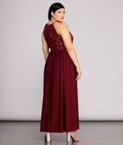 Plus Beth Formal Lace Dress provides gorgeous formal dress style to feel beautiful for Homecoming 2023, Bridesmaids, Wedding Guests, Winter Formal Dance, Military Balls, and Prom.