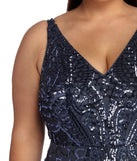 Plus Shana Formal Sequin Dress provides gorgeous formal dress style to feel beautiful for Homecoming 2023, Bridesmaids, Wedding Guests, Winter Formal Dance, Military Balls, and Prom.