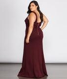 Plus Kyla Formal Bandage Dress provides gorgeous formal dress style to feel beautiful for Homecoming 2023, Bridesmaids, Wedding Guests, Winter Formal Dance, Military Balls, and Prom.