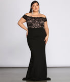 Plus Layla Formal Lace Dress is a stunning choice for a bridesmaid dress or maid of honor dress, and to feel beautiful at Homecoming 2023, fall or winter weddings, formals, & military balls!