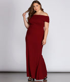 Plus Maddison Sleeveless Mermaid Dress is a stunning choice for a bridesmaid dress or maid of honor dress, and to feel beautiful at Homecoming 2023, fall or winter weddings, formals, & military balls!