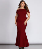 Plus Maddison Sleeveless Mermaid Dress is a stunning choice for a bridesmaid dress or maid of honor dress, and to feel beautiful at Homecoming 2023, fall or winter weddings, formals, & military balls!