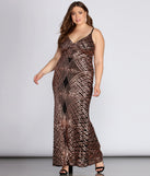 Rosie Formal Sleeveless Sequin Dress is a stunning choice for a bridesmaid dress or maid of honor dress, and to feel beautiful at Homecoming 2023, fall or winter weddings, formals, & military balls!