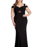 Plus Kathy Formal Off The Shoulder Bandage Dress provides gorgeous formal dress style to feel beautiful for Homecoming 2023, Bridesmaids, Wedding Guests, Winter Formal Dance, Military Balls, and Prom.