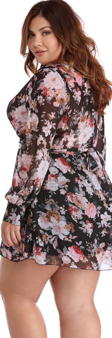 Floral Romance Mini Dress
